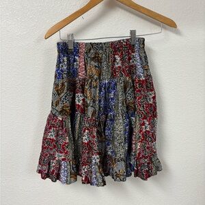 Vintage Boho Miniskirt - Roughrider by Circle T